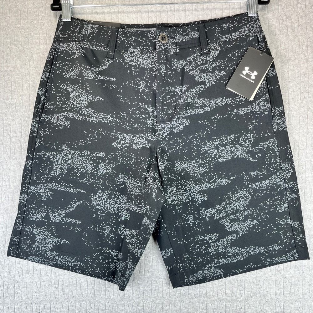 Under Armour performance Golf Shorts Men 30 new with tags Black Camo Repellent
